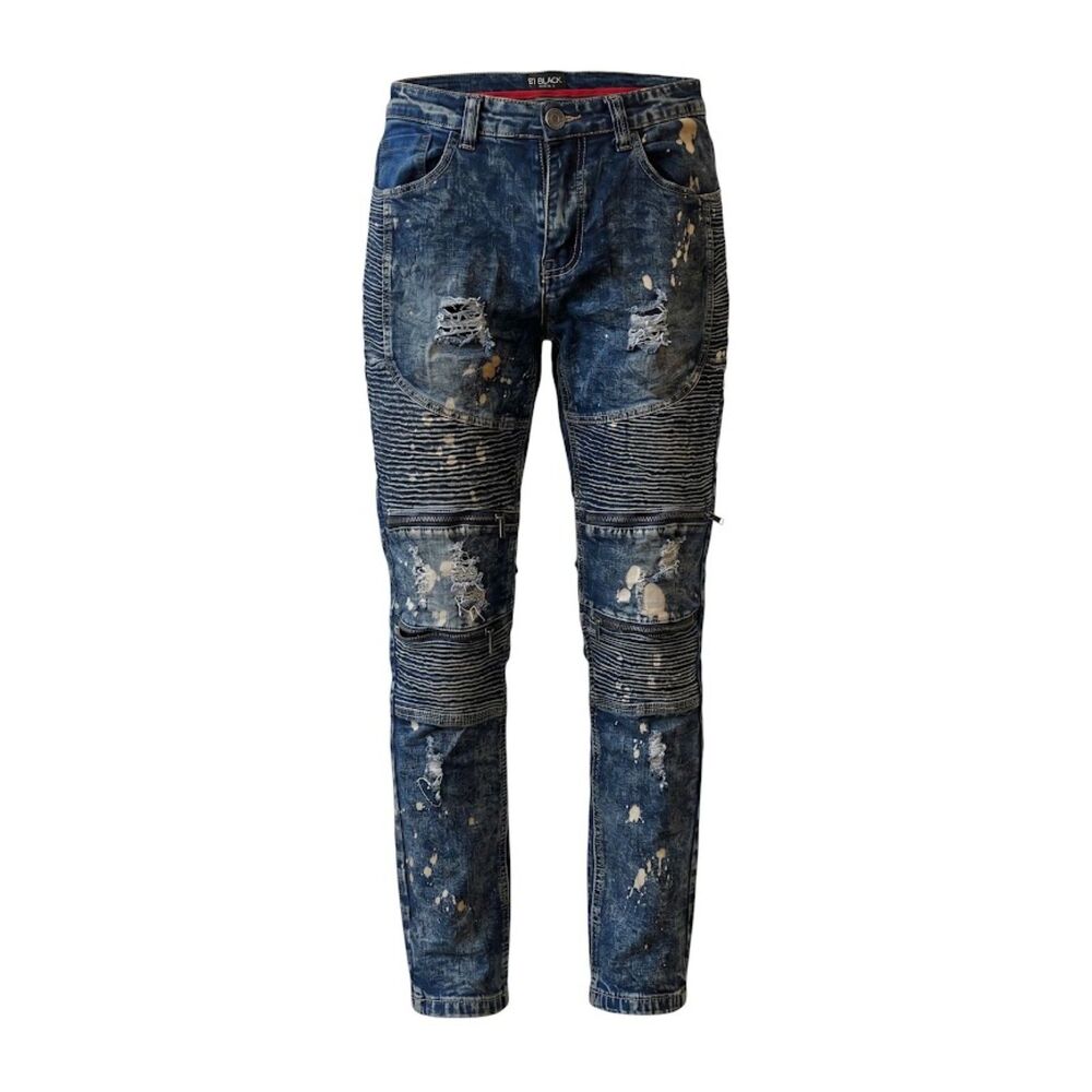 CJ Black Skinny Flex Distressed Jeans Men's 32x30